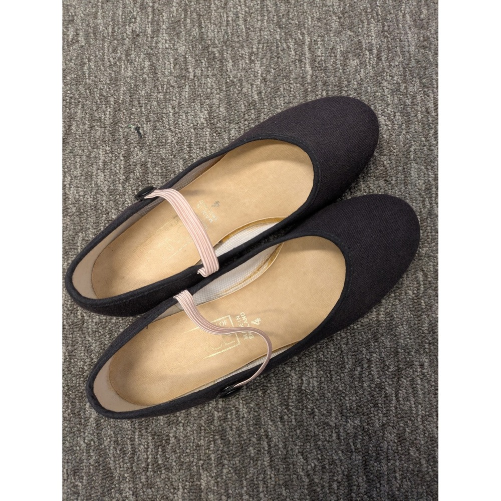 Katz Royal Academy Womens Black Canvas Dance Ballet Shoes UK 4/US 6
